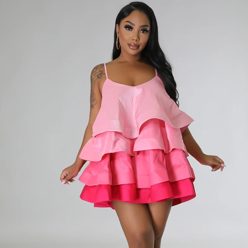 African Short Dress Women Spaghetti Strap Patchwork Africa Clothing Summer New Sweet Cascading Ruffle Sexy African Dress Vestido
African Short Dress Women Spaghetti Strap Patchwork Africa Clothing Summer New Sweet Cascading Ruffle Sexy African Dress Vestido