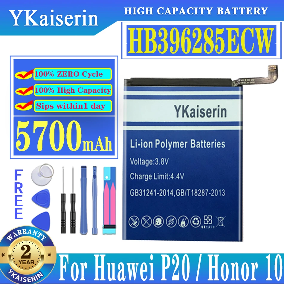 100% New For Hua Wei Replacement Phone Battery HB396285ECW 5700mAh For Huawei P20 Honor 10 Honor10 Lite Batteries Batteria
100% New For Hua Wei Replacement Phone Battery HB396285ECW 5700mAh For Huawei P20 Honor 10 Honor10 Lite Batteries Batteria