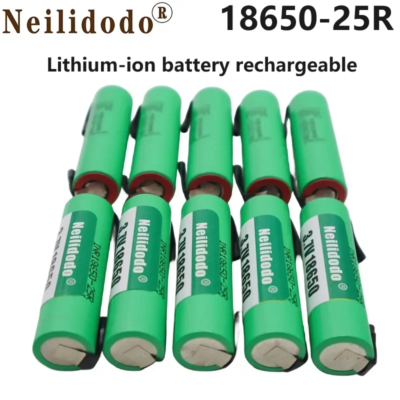 Aviation Arrival 18650 Battery 25R 30A Discharge Lithium Ion 3.7V Rechargeable Solder Pad Charger for Flashlights,LED Lights,Etc
Aviation Arrival 18650 Battery 25R 30A Discharge Lithium Ion 3.7V Rechargeable Solder Pad Charger for Flashlights,LED Lights,Etc