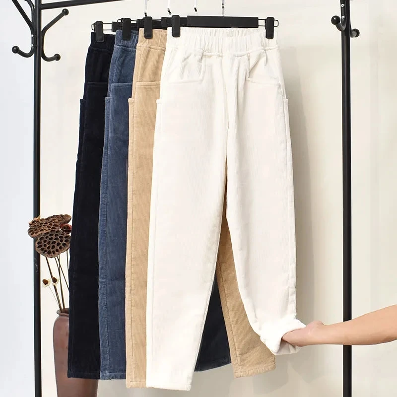 2023 Cashmere/one-piece Jeans Women's High Waist Winter New Slim Straight Thickened Radish Daddy Pants Women's Autumn and Winter
2023 Cashmere/one-piece Jeans Women's High Waist Winter New Slim Straight Thickened Radish Daddy Pants Women's Autumn and Winter