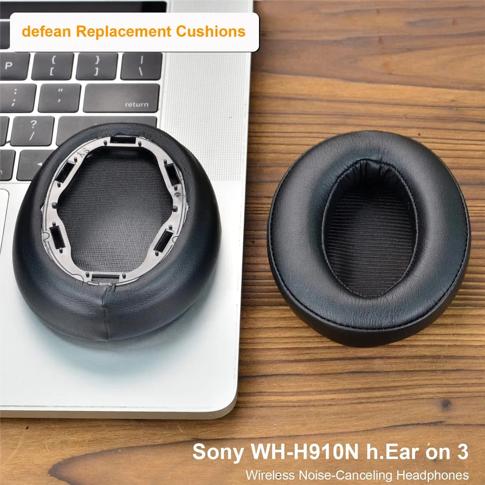 Earpads Compatible with SONY WH-H910N Protein leather Memory foam Ear Pads Cushions Replacement Over-Ear Headphones Soft Pro Earpads Compatible with SONY WH-H910N Protein leather Memory foam Ear Pads Cushions Replacement Over-Ear Headphones Soft Pro
