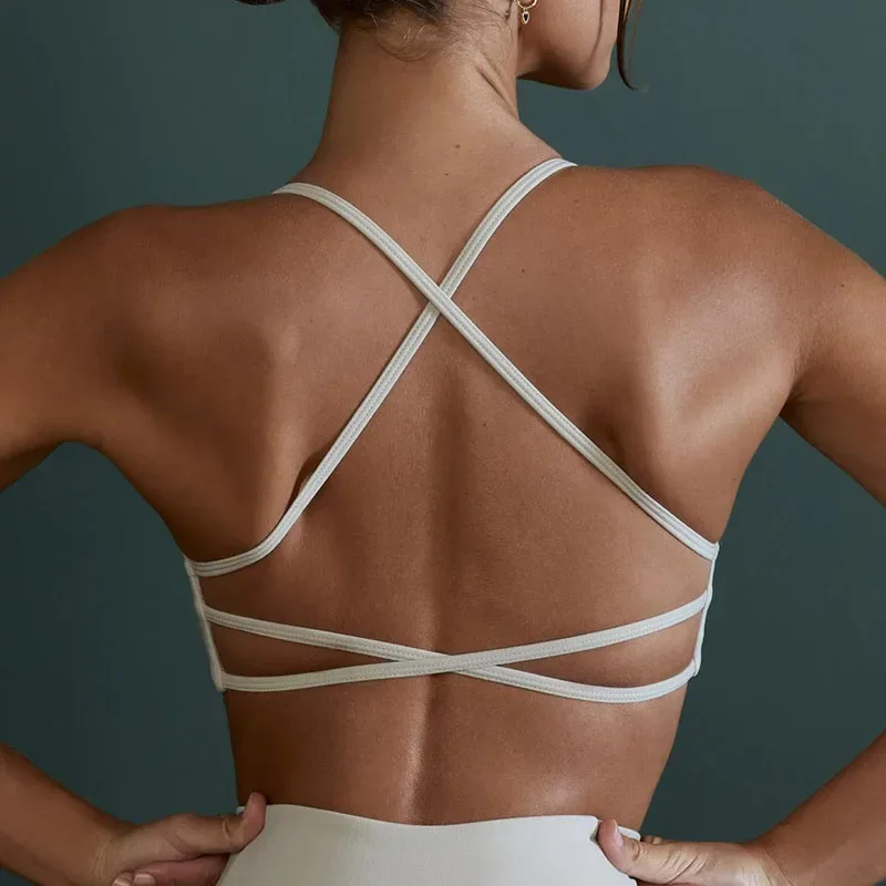 Women Bra Solid Low Impact Fitness Yoga Bra Crop Tank Top Women Sexy Back Cross Padded Sports Bra Workout Tops Plus Size
Women Bra Solid Low Impact Fitness Yoga Bra Crop Tank Top Women Sexy Back Cross Padded Sports Bra Workout Tops Plus Size