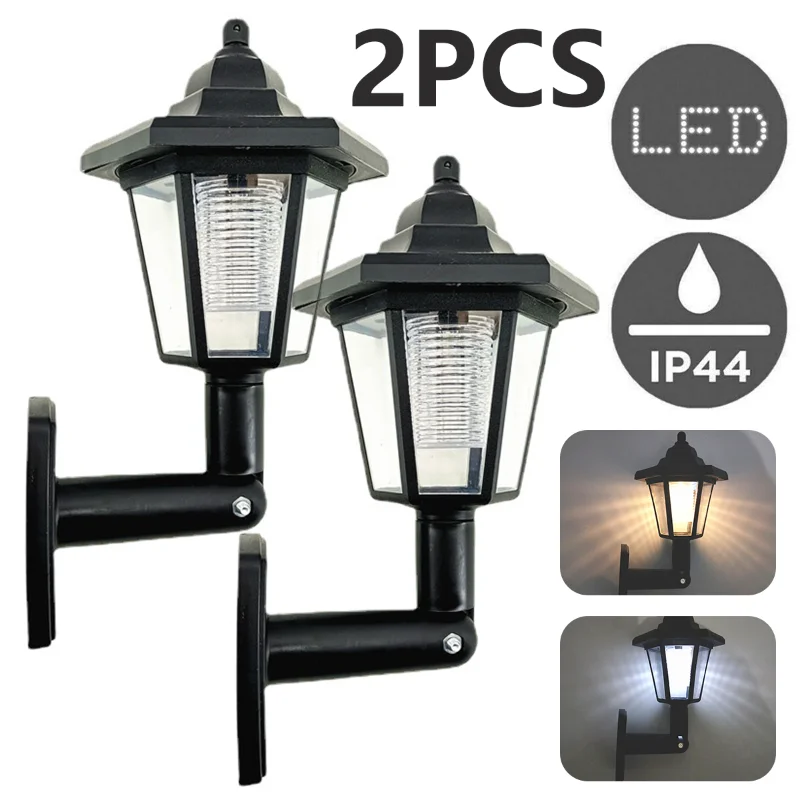 2Pcs New Garden Solar Lights Outdoor LED Sconce Led Wall Lamps Retro Lantern Decor Waterproof Outdoor Streetlight Lighting Decor
2Pcs New Garden Solar Lights Outdoor LED Sconce Led Wall Lamps Retro Lantern Decor Waterproof Outdoor Streetlight Lighting Decor