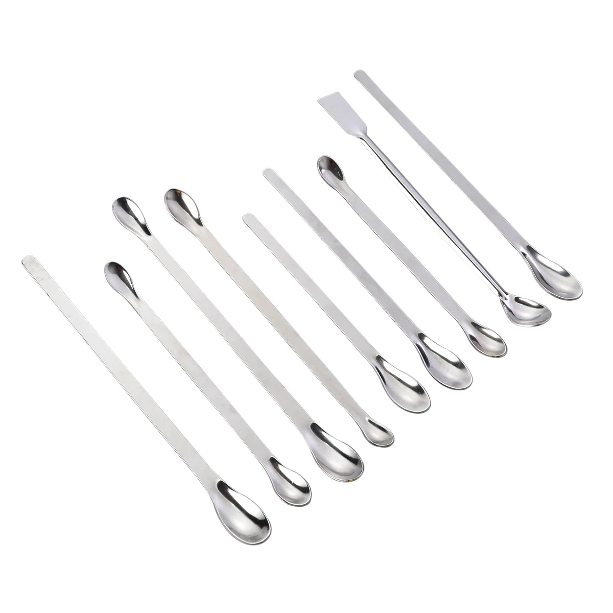 Stainless Steel Lab Spoon Spatula Laboratory Sampling Spoon Mixing Spat Set Working Scraper Laboratory Equipment
Stainless Steel Lab Spoon Spatula Laboratory Sampling Spoon Mixing Spat Set Working Scraper Laboratory Equipment