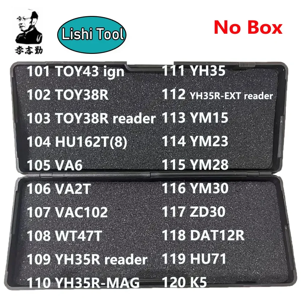 101-120 без коробки Lishi 2 в 1 инструмент TOY43 TOY38R HU162T(8) VA6 VA2T VAC102 WT47T YH35R YM15 YM23 YM28 YM30 ZD30 HU71 K5 инструменты
101-120 без коробки Lishi 2 в 1 инструмент TOY43 TOY38R HU162T(8) VA6 VA2T VAC102 WT47T YH35R YM15 YM23 YM28 YM30 ZD30 HU71 K5 инструменты