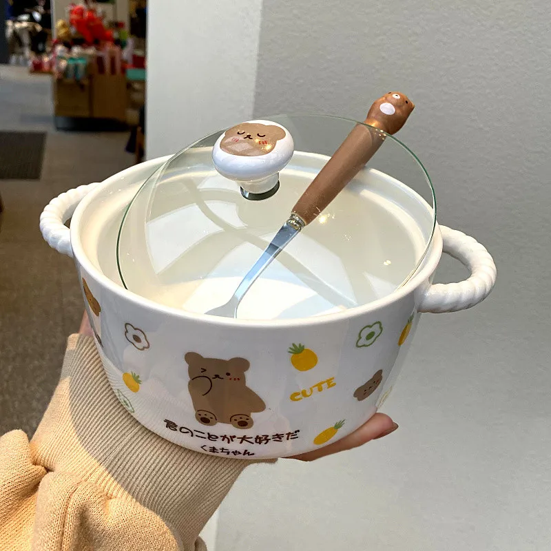 INS Cute Girl Heart Korean Style Instant Noodles Bowl with Lid Ceramic Student Dormitory Instant Noodles Bowl Dormitory
INS Cute Girl Heart Korean Style Instant Noodles Bowl with Lid Ceramic Student Dormitory Instant Noodles Bowl Dormitory