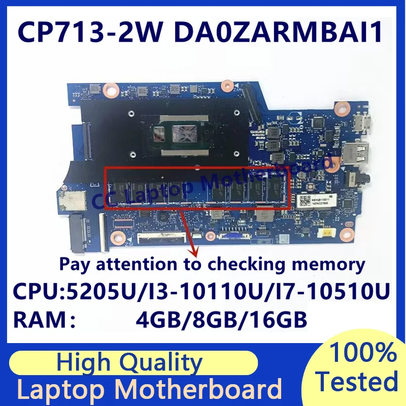 Материнская плата DA0ZARMBAI1 для ноутбука Acer CP713-2W, материнская плата с 5205U/I3-10110U/I7-10510U CPU 4 ГБ/8 ГБ/16 ГБ, 100% полное тестирование, хорошо
Материнская плата DA0ZARMBAI1 для ноутбука Acer CP713-2W, материнская плата с 5205U/I3-10110U/I7-10510U CPU 4 ГБ/8 ГБ/16 ГБ, 100% полное тестирование, хорошо