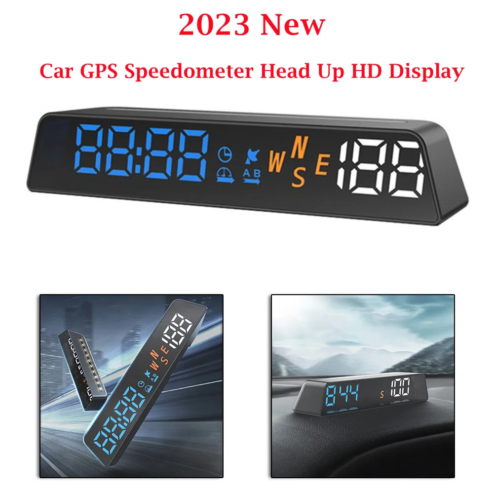 Universal Car HUD Digital GPS Speedometer Head-Up HD Display LED Overspeed Alarm Accessories For Vehicles
Universal Car HUD Digital GPS Speedometer Head-Up HD Display LED Overspeed Alarm Accessories For Vehicles