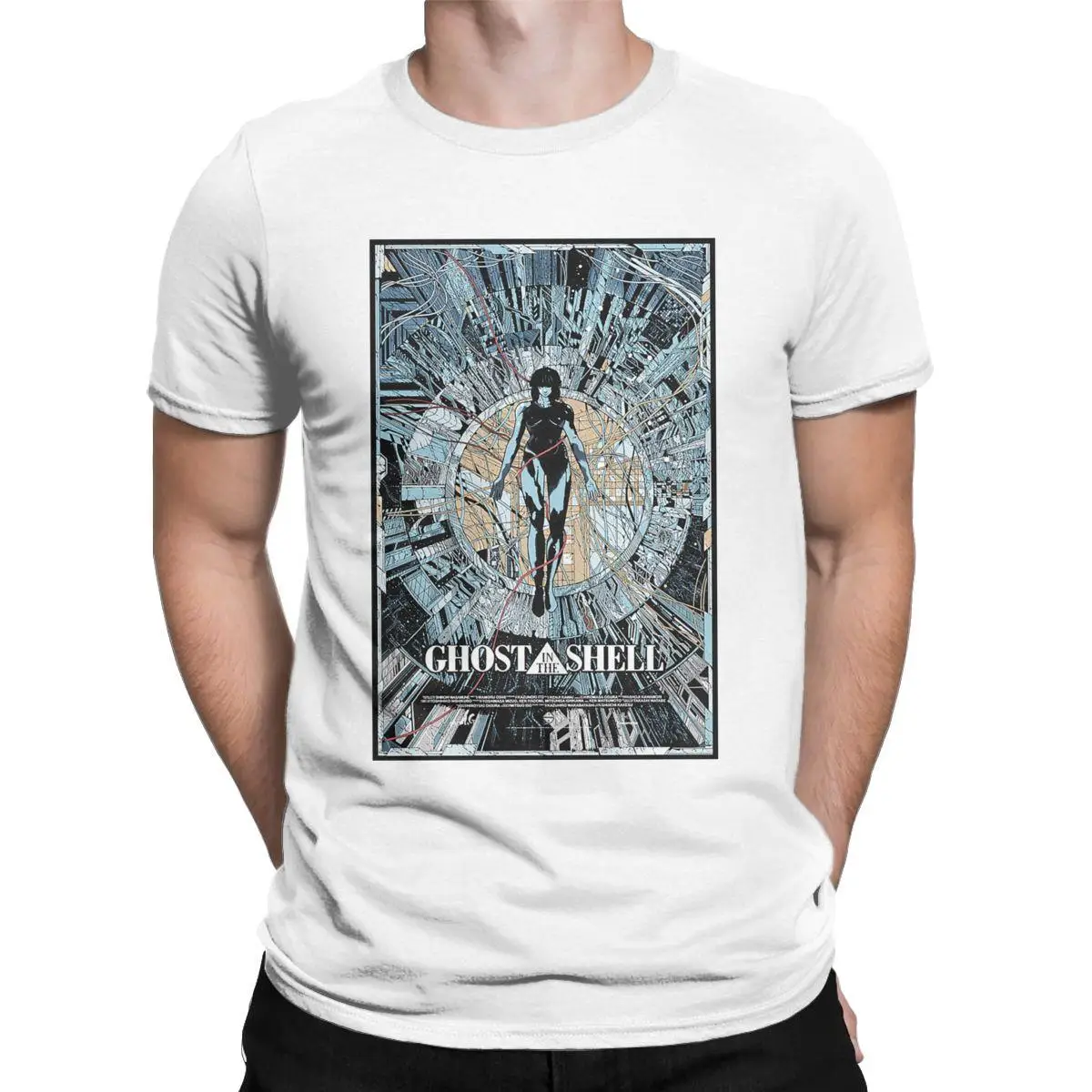 Ghost In The Shell T-Shirt Men Anime Cool Cotton Tee Shirt Crewneck Short Sleeve T Shirts Plus Size Tops
Ghost In The Shell T-Shirt Men Anime Cool Cotton Tee Shirt Crewneck Short Sleeve T Shirts Plus Size Tops
