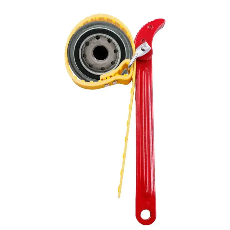 Belt Wrench Oil Filter Puller Strap Spanner Chain Wrench Strap Opener Adjustable Filter Cartridge Disassembly Tool
Belt Wrench Oil Filter Puller Strap Spanner Chain Wrench Strap Opener Adjustable Filter Cartridge Disassembly Tool
