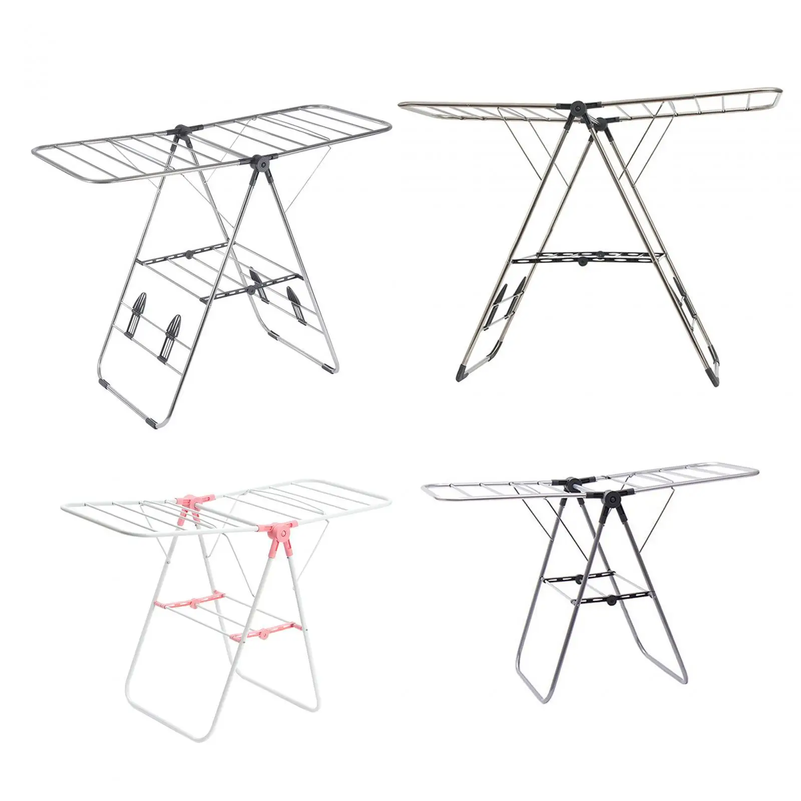 Collapsible Metal Clothes Drying Smooth Free Standing Multifunctional Sturdy Foldable for Indoor Outdoor
Collapsible Metal Clothes Drying Smooth Free Standing Multifunctional Sturdy Foldable for Indoor Outdoor