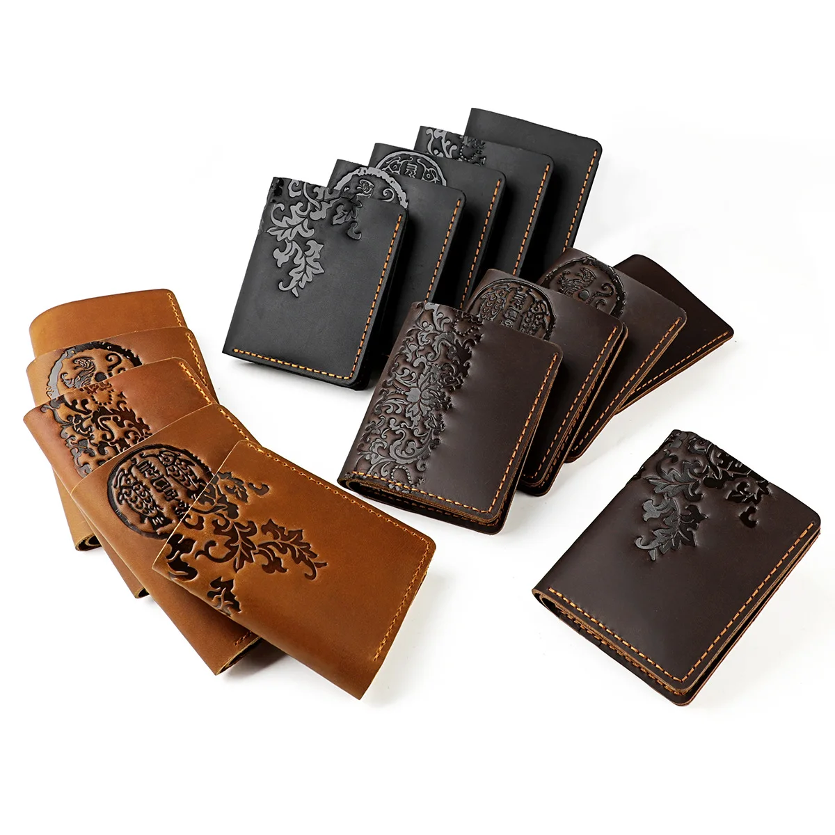 New Ancient Crazy Horse Leather Wallet Head Layer Cowhide Handmade Bag Personalized Card Bag Card Cover for Men and Women
New Ancient Crazy Horse Leather Wallet Head Layer Cowhide Handmade Bag Personalized Card Bag Card Cover for Men and Women