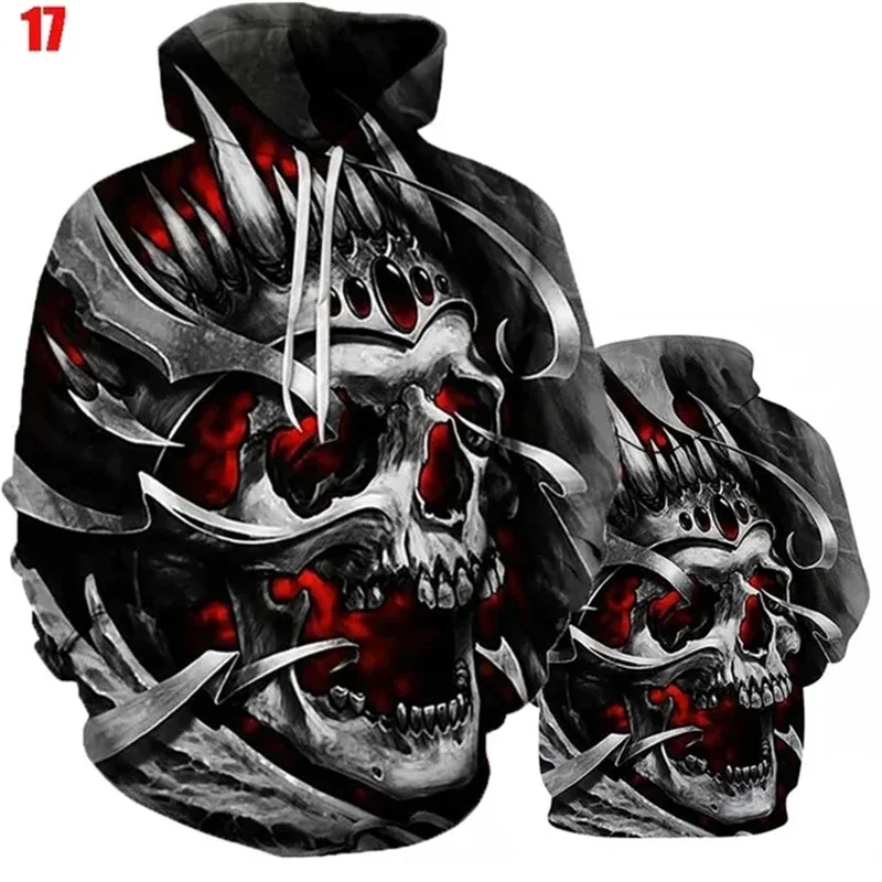 New Unisex 3D Terror Skull Printed Hoodies Men Women Personality Hip-hop Street Hoodie Pullover Sweatshirt Horror Series Tough
New Unisex 3D Terror Skull Printed Hoodies Men Women Personality Hip-hop Street Hoodie Pullover Sweatshirt Horror Series Tough