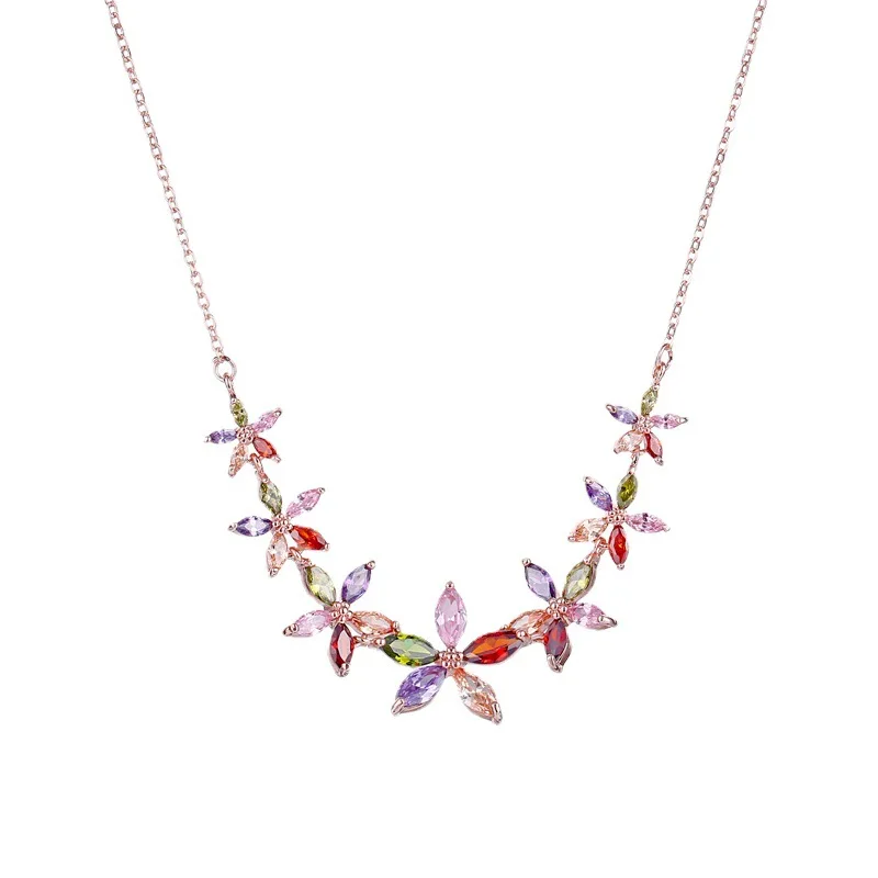DN6 Colorful CZ Tennis Chain Necklace Rainbow Cubic Zircon Gold Choker Crystal Necklace For Women
DN6 Colorful CZ Tennis Chain Necklace Rainbow Cubic Zircon Gold Choker Crystal Necklace For Women