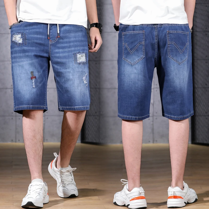 M-10xl Men's Brand Fat Plus Size Denim Shorts Summer New Style Ripped Loose Cropped Pants Fashion Trend Casual All-match Trouser
M-10xl Men's Brand Fat Plus Size Denim Shorts Summer New Style Ripped Loose Cropped Pants Fashion Trend Casual All-match Trouser