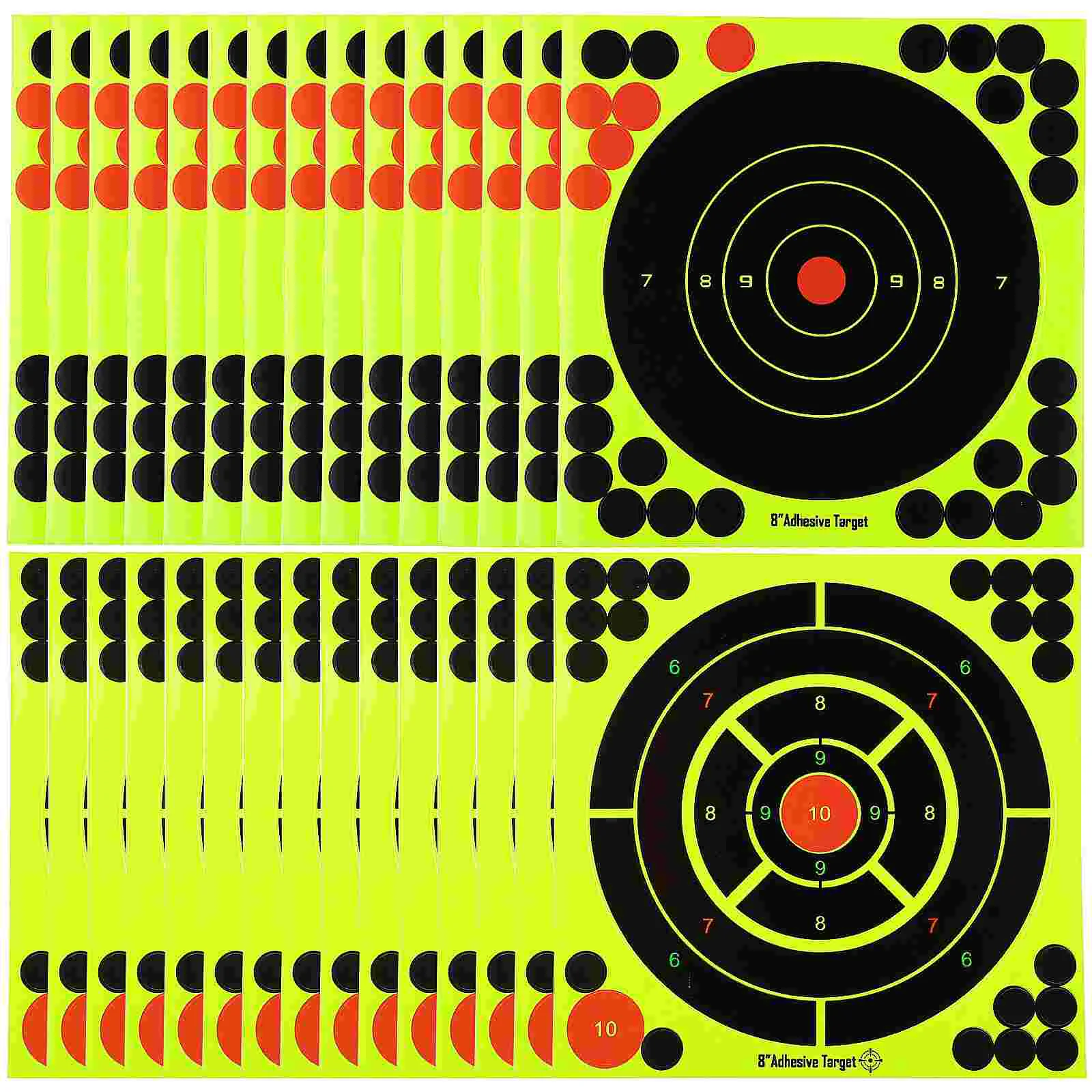 30 Pcs Shooting Target Stickers Targets Splatter Round Circle Paper Self-adhesive Papers
30 Pcs Shooting Target Stickers Targets Splatter Round Circle Paper Self-adhesive Papers