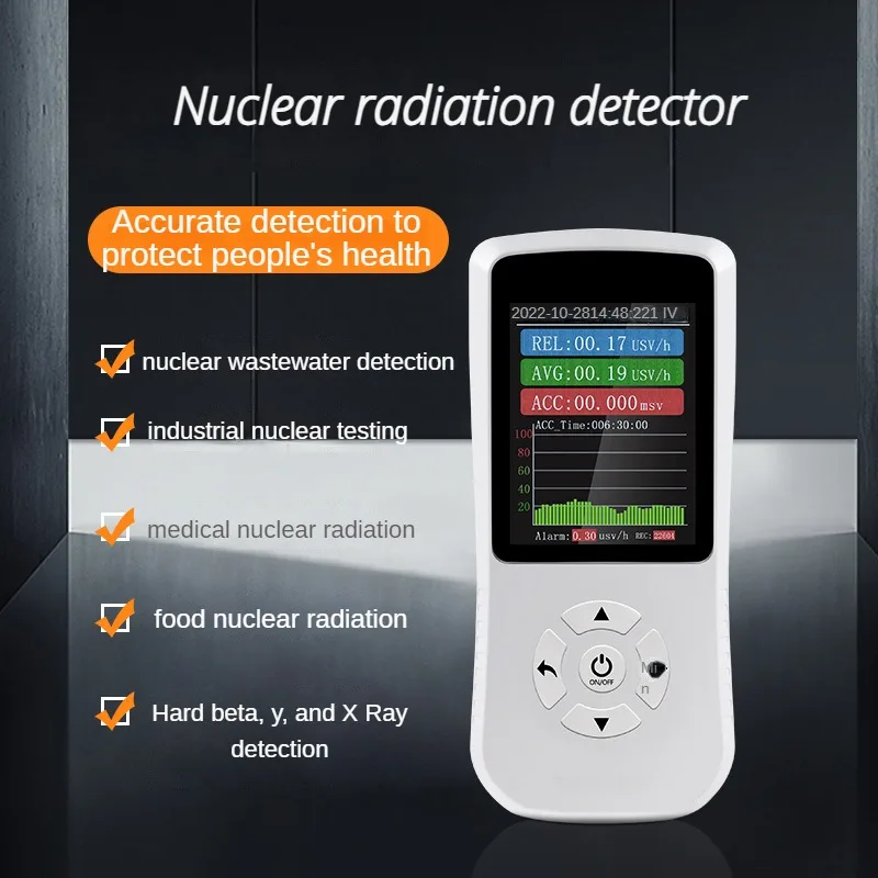 

Geiger Counter Nuclear Radiation Detector X-ray Beta Gamma Detector Dosimeter Y-ray Β-ray Radioactivity Radioactive Testers