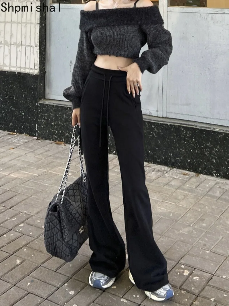 Black Velvet American Micro Flare Pants Women's Autumn/Winter Thickened High Waist Slimming Yoga Sports Pants Female Clothing
Black Velvet American Micro Flare Pants Women's Autumn/Winter Thickened High Waist Slimming Yoga Sports Pants Female Clothing