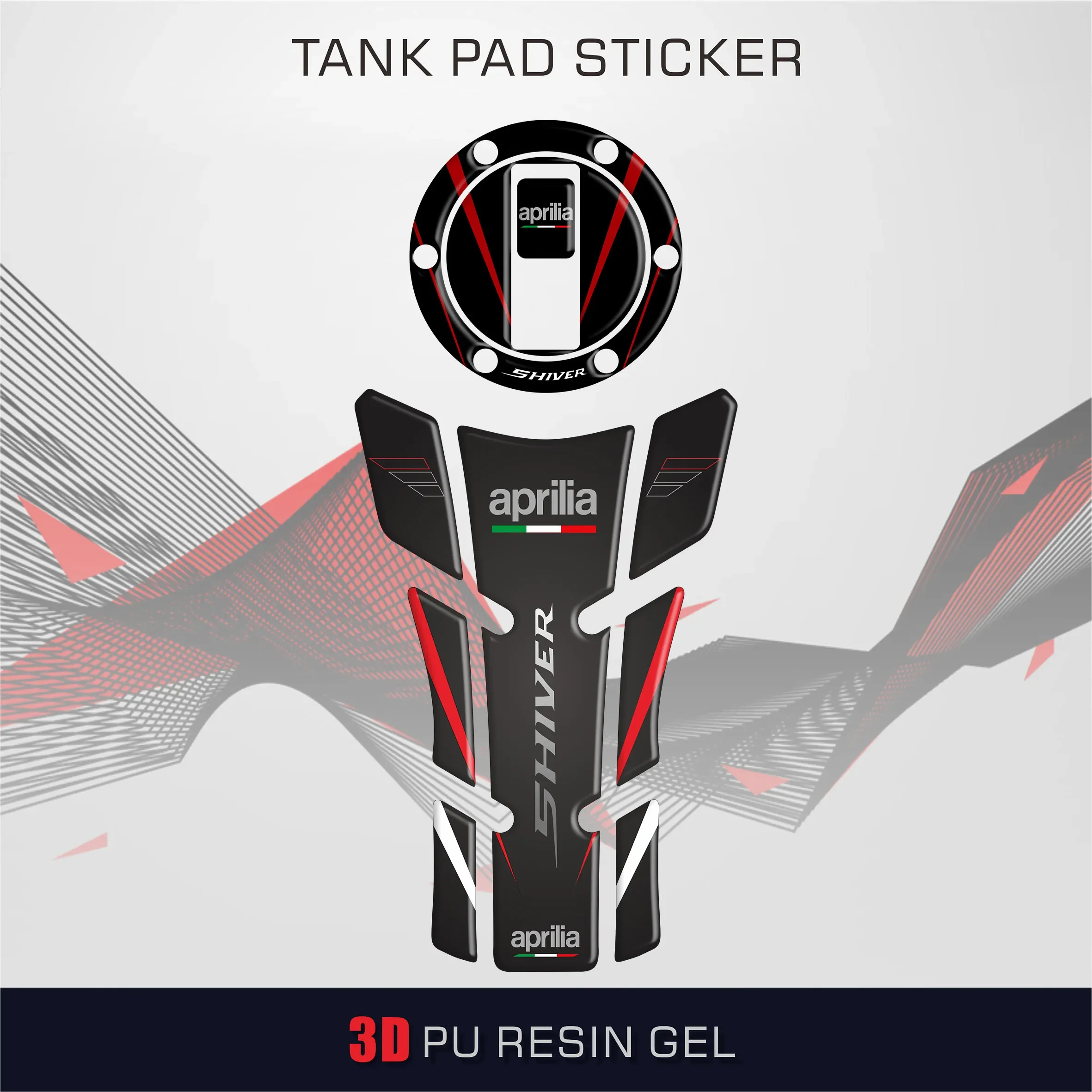3D Italy Style Motorcycle Fuel Gas Tank Cover Pad Guard Sticker 3M PVC Decal For Aprilia RSV4 RSV1000 GPR125
3D Italy Style Motorcycle Fuel Gas Tank Cover Pad Guard Sticker 3M PVC Decal For Aprilia RSV4 RSV1000 GPR125