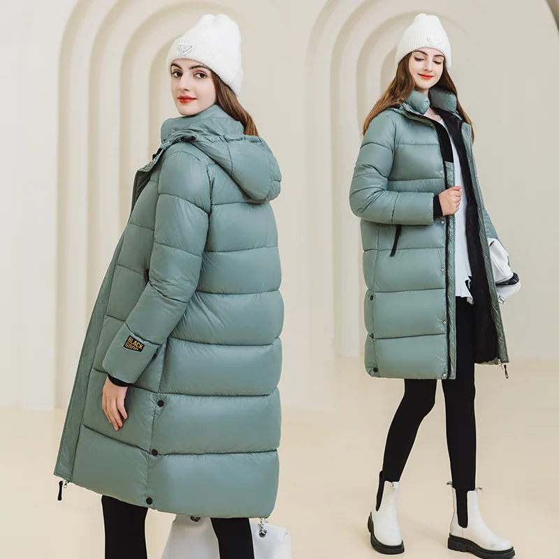 Black Gold Down Padded Jacket Women's New Winter Korean Version Of Loose Padded Jacket Thickened Over The Knee Explosion Coat
Black Gold Down Padded Jacket Women's New Winter Korean Version Of Loose Padded Jacket Thickened Over The Knee Explosion Coat