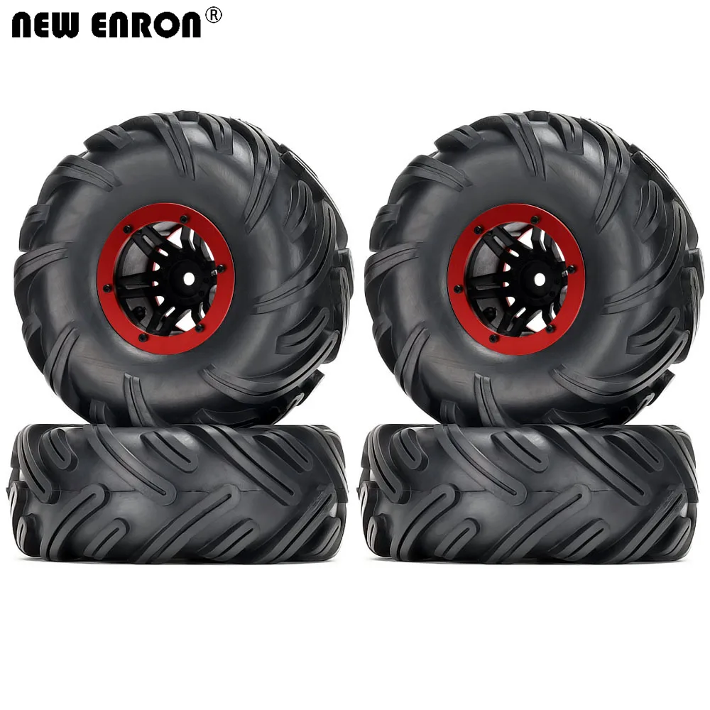 NEW ENRON 4Pcs Red Plastic 2.2inch Beadlock Wheels Rim & Rubber Tires for RC Car 1/10 Traxxas TRX-4 Axial SCX10 90046 YETI RR10
NEW ENRON 4Pcs Red Plastic 2.2inch Beadlock Wheels Rim & Rubber Tires for RC Car 1/10 Traxxas TRX-4 Axial SCX10 90046 YETI RR10
