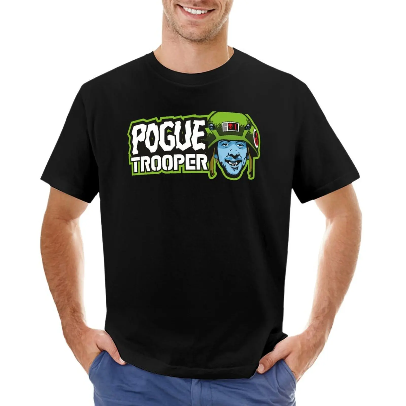 Футболка Pogue Trooper #3, тяжелые черные мужские футболки с графическим принтом в стиле хип-хоп
Футболка Pogue Trooper #3, тяжелые черные мужские футболки с графическим принтом в стиле хип-хоп