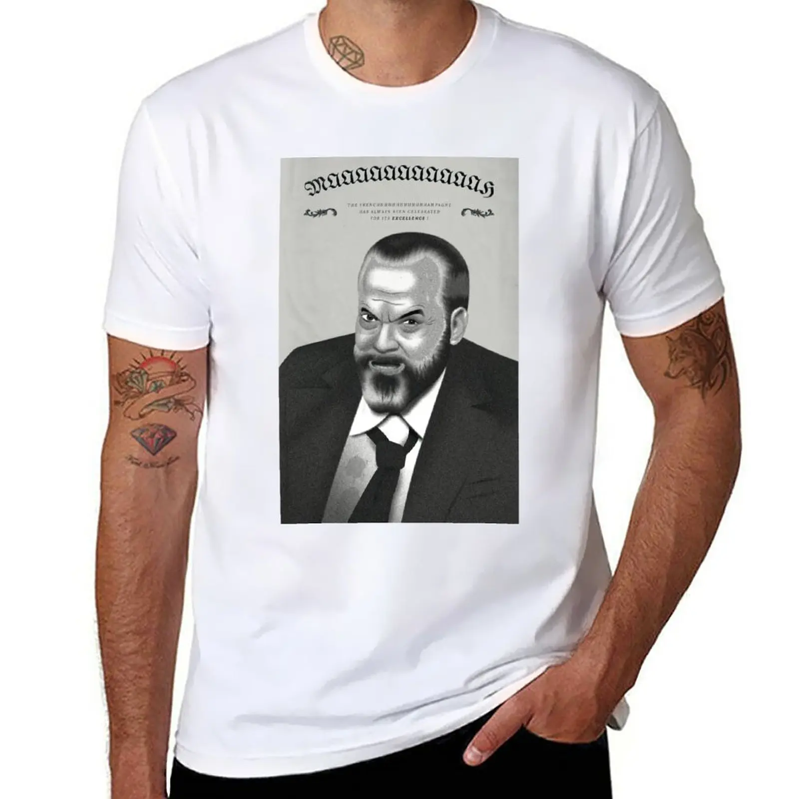 

Orson Welles's MAAAH T-Shirt aesthetic clothes Short sleeve tee T-shirts for men cotton