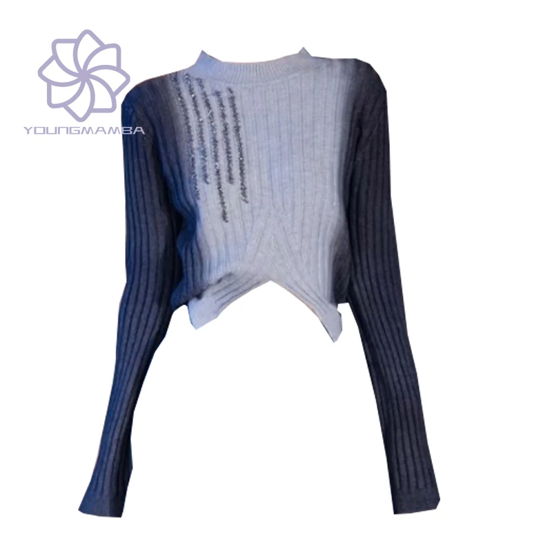 2023 Autumn Round Neck Long Sleeve Knit Pullover Women Korean Fashion High Street Trendy Slim Knit Sweaters 
2023 Autumn Round Neck Long Sleeve Knit Pullover Women Korean Fashion High Street Trendy Slim Knit Sweaters
