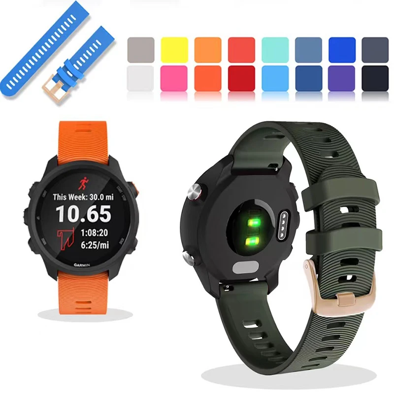 20mm Silicone Replacement Watch Strap for Garmin Forerunner 245 245M 645 645 music Bracelet Wristband Watchband for vivomove HR
20mm Silicone Replacement Watch Strap for Garmin Forerunner 245 245M 645 645 music Bracelet Wristband Watchband for vivomove HR