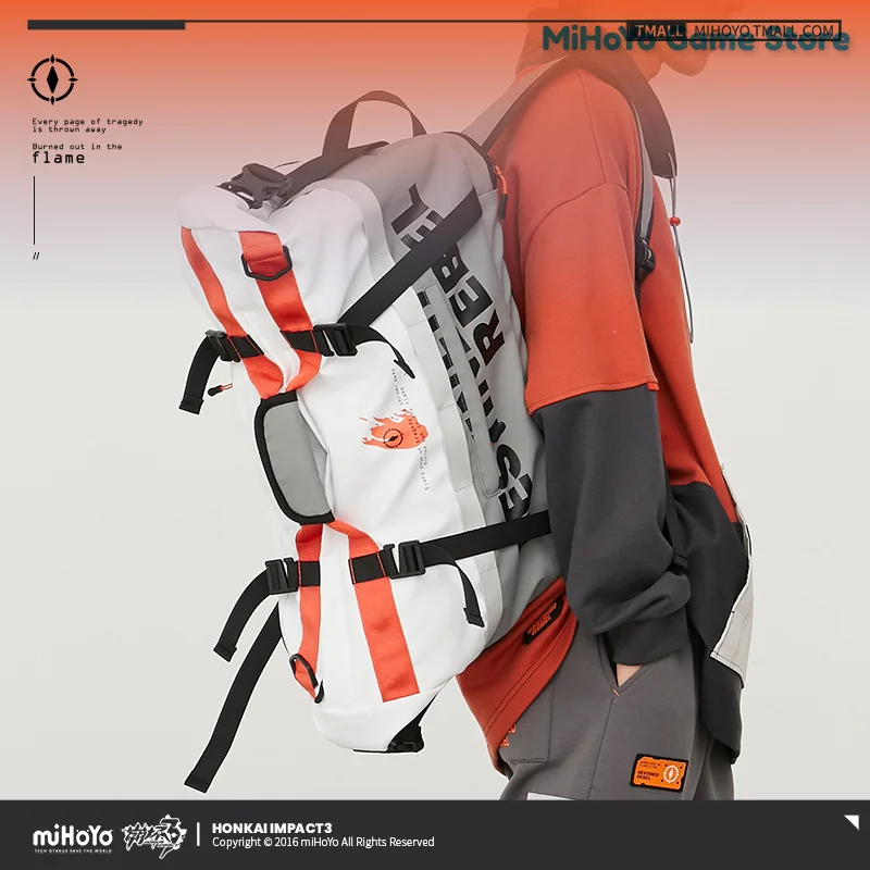 Рюкзак Kiana MiHoYo, официальная сумка Honkai Impact 3 Herrscher of Flamescion Kiana, уличная вместительная сумка через плечо
Рюкзак Kiana MiHoYo, официальная сумка Honkai Impact 3 Herrscher of Flamescion Kiana, уличная вместительная сумка через плечо