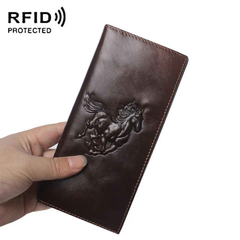 Fashion Horse Carving Men Women Genuine Leather Long Purse Credit Card Inner Wallets Bifold Cowhide Wallet Male Female Money Bag
Fashion Horse Carving Men Women Genuine Leather Long Purse Credit Card Inner Wallets Bifold Cowhide Wallet Male Female Money Bag