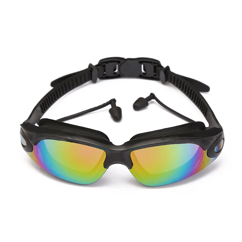 

Anti Fog Swimming Goggles Earplug Professional Adult Silicone Swim Cap Pool Glasses Optical waterproof Eyewear Swimming Goggles
