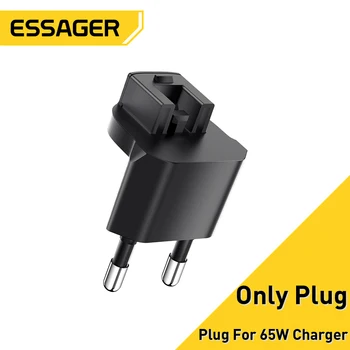 Essager용 플러그 어댑터, 65W GaN, USB C 타입 충전기