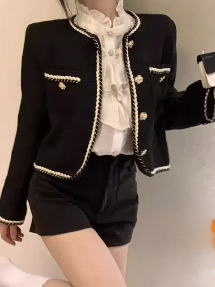 Women's Jackets New in Spring Fashionable Coats Elegant Korean Version Button Long Sleeved Tops Commuting Women's Clothing
Women's Jackets New in Spring Fashionable Coats Elegant Korean Version Button Long Sleeved Tops Commuting Women's Clothing