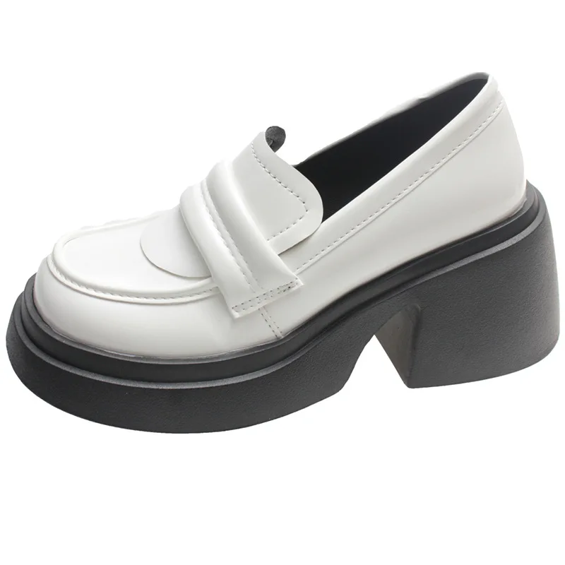 White Platform Shoes Women's Loafers High Heels Pumps Chaussure Femme College Shoes Lolita Cosplay Platform Chunky Sole Loafers
White Platform Shoes Women's Loafers High Heels Pumps Chaussure Femme College Shoes Lolita Cosplay Platform Chunky Sole Loafers