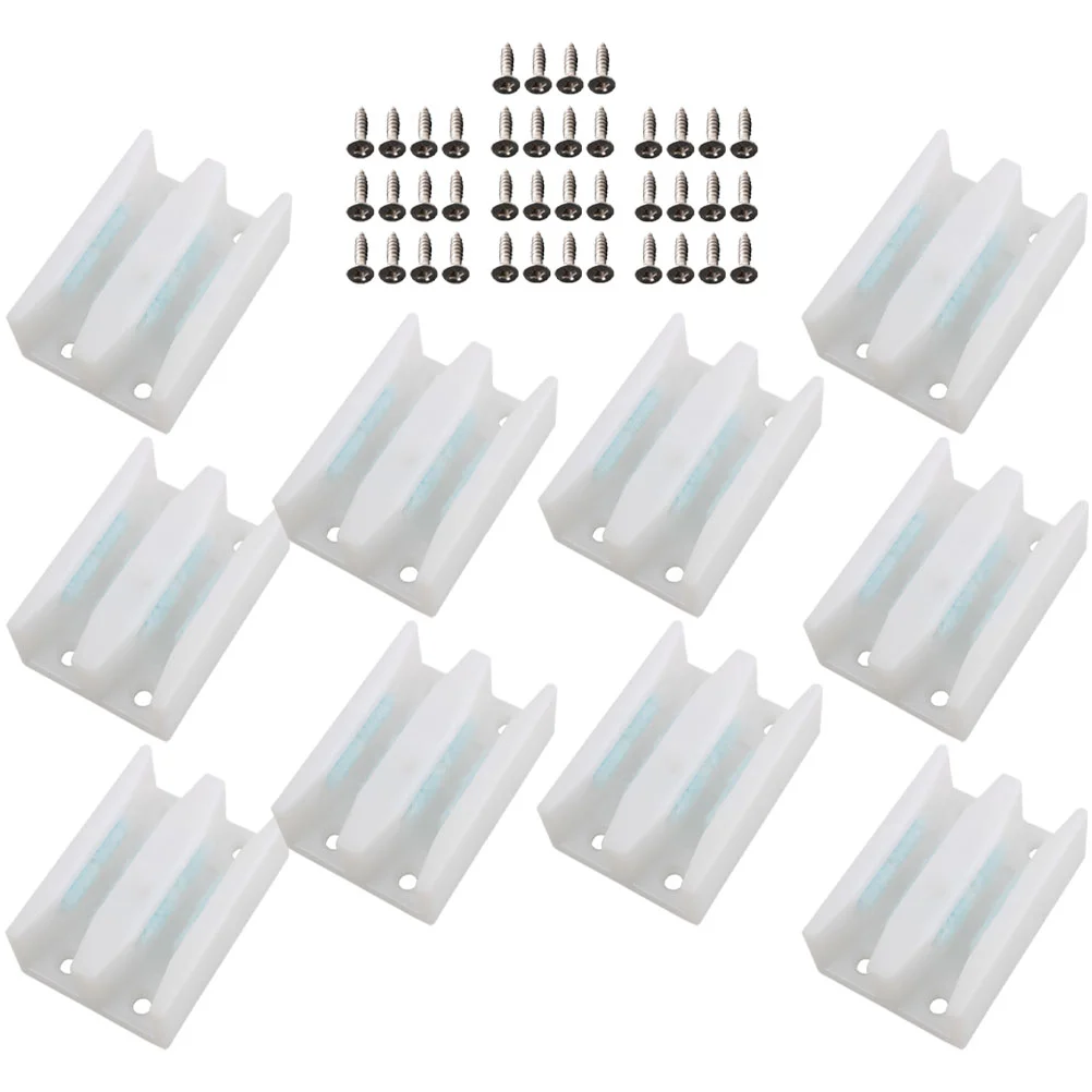 10 Pcs Shower Door Bumpers Glass Guide Anti-collision Sliding Bottom Guides for Doors Plastic Replacement Parts
10 Pcs Shower Door Bumpers Glass Guide Anti-collision Sliding Bottom Guides for Doors Plastic Replacement Parts