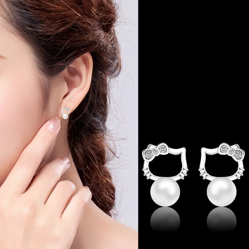Sanrio Hellokitty Kawaii Summer New Girl Temperament Pearl Earrings Cute Cartoon Bow Earrings Fashion Girl Gift
Sanrio Hellokitty Kawaii Summer New Girl Temperament Pearl Earrings Cute Cartoon Bow Earrings Fashion Girl Gift