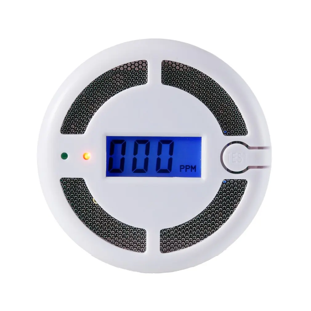Poisoning Smoke & Carbon Monoxide Detector Combination Smoke CO Sensor Alarm with 3 Color LED Indicator Built in Siren Alert
Poisoning Smoke & Carbon Monoxide Detector Combination Smoke CO Sensor Alarm with 3 Color LED Indicator Built in Siren Alert
