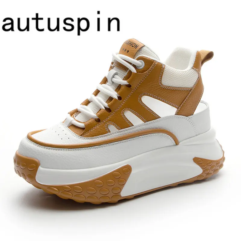 Autuspin 7cm Fashion Chunky Summer Sneakers Women Genuine Leather Air Mesh Breathable Ladies Casual Shoes Outdoor Popular 2023
Autuspin 7cm Fashion Chunky Summer Sneakers Women Genuine Leather Air Mesh Breathable Ladies Casual Shoes Outdoor Popular 2023