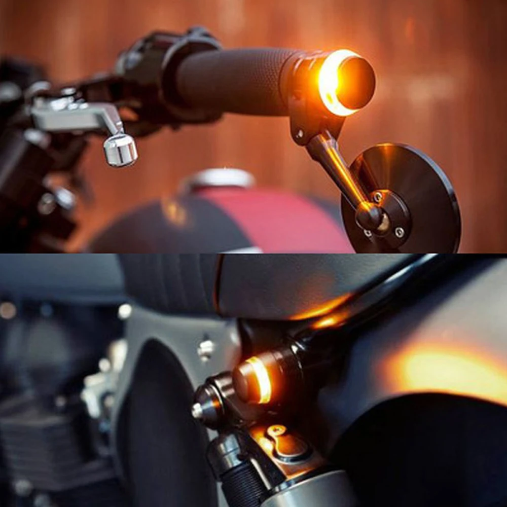 Motorcycle LED Handlebar End Turn Signal Light Flasher Handle Grip Blinker Side Marker Lamp Lighting
Motorcycle LED Handlebar End Turn Signal Light Flasher Handle Grip Blinker Side Marker Lamp Lighting