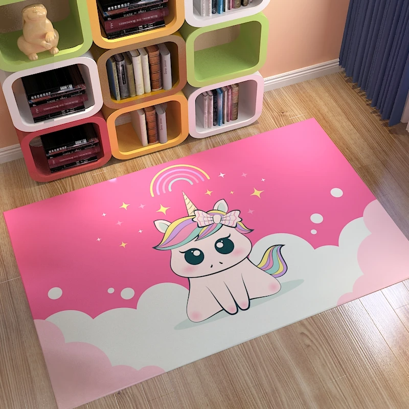 Pink Rainbow Unicorn Carpet Series Pink Rainbow Unicorn Carpet Series