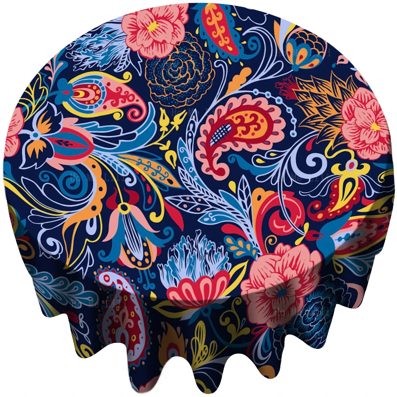 Amethyst Rain Forest Woodland Animal Paisleys And Flowers Ethnic Pattern Round Tablecloth By Ho Me Lili For Tabletop Decor
Amethyst Rain Forest Woodland Animal Paisleys And Flowers Ethnic Pattern Round Tablecloth By Ho Me Lili For Tabletop Decor