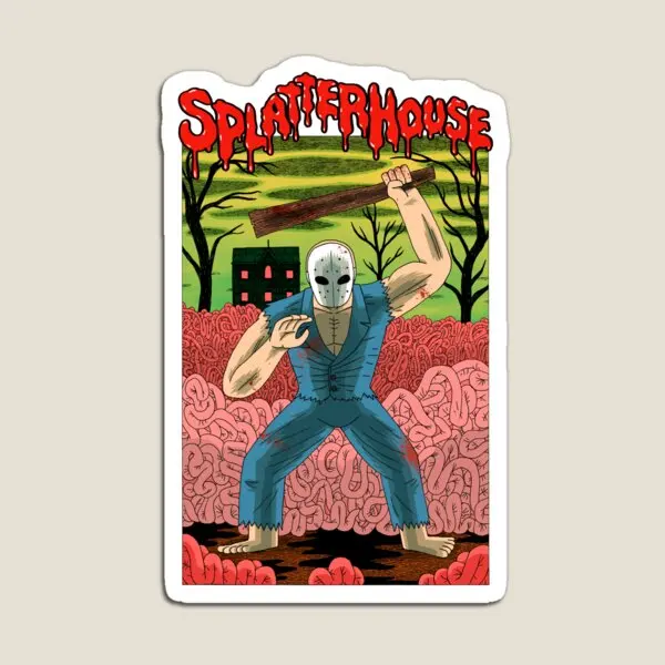 Магнитная детская игрушка Splatterhouse для холодильника, Забавные милые красочные магнитные наклейки для домашнего декора
Магнитная детская игрушка Splatterhouse для холодильника, Забавные милые красочные магнитные наклейки для домашнего декора
