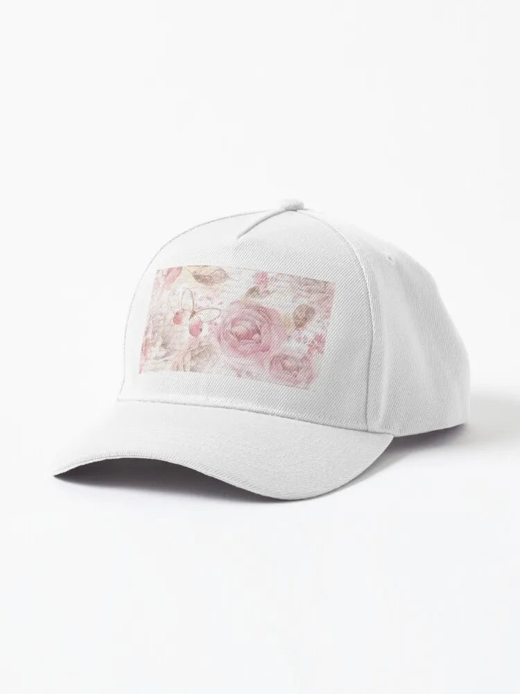 

Vintage pastel pink brown floral typography Cap Snap back mojo dojo house house Hats fernando alonso aston martín 2023