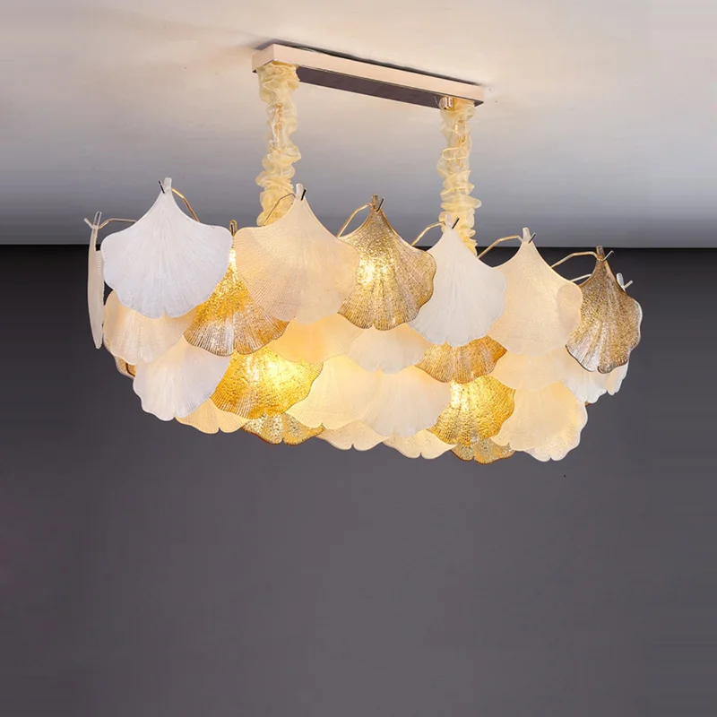 Autumn Ginkgo Leaf Lustre Designer Gold LED Dimmable Hanging Lamps Suspension Luminaire Lampen Pendant Light For Dinning Room
Autumn Ginkgo Leaf Lustre Designer Gold LED Dimmable Hanging Lamps Suspension Luminaire Lampen Pendant Light For Dinning Room