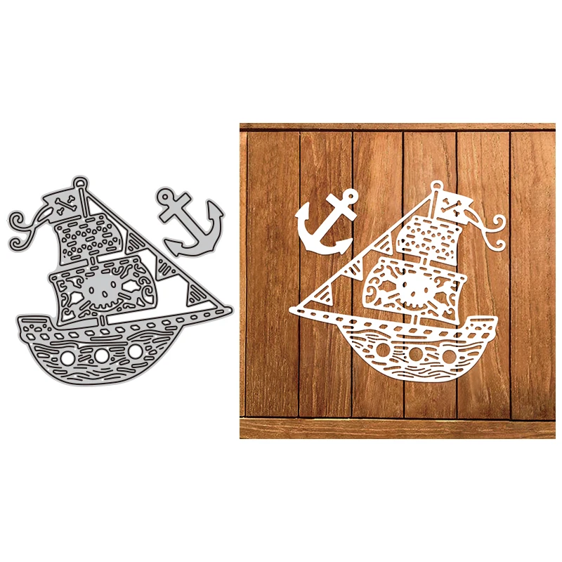 Pirate Ship Vehicle Metal Cutting Dies Scrapbook Die Cuts for Diy Scrapbooking Album Paper Card New 2022
Pirate Ship Vehicle Metal Cutting Dies Scrapbook Die Cuts for Diy Scrapbooking Album Paper Card New 2022