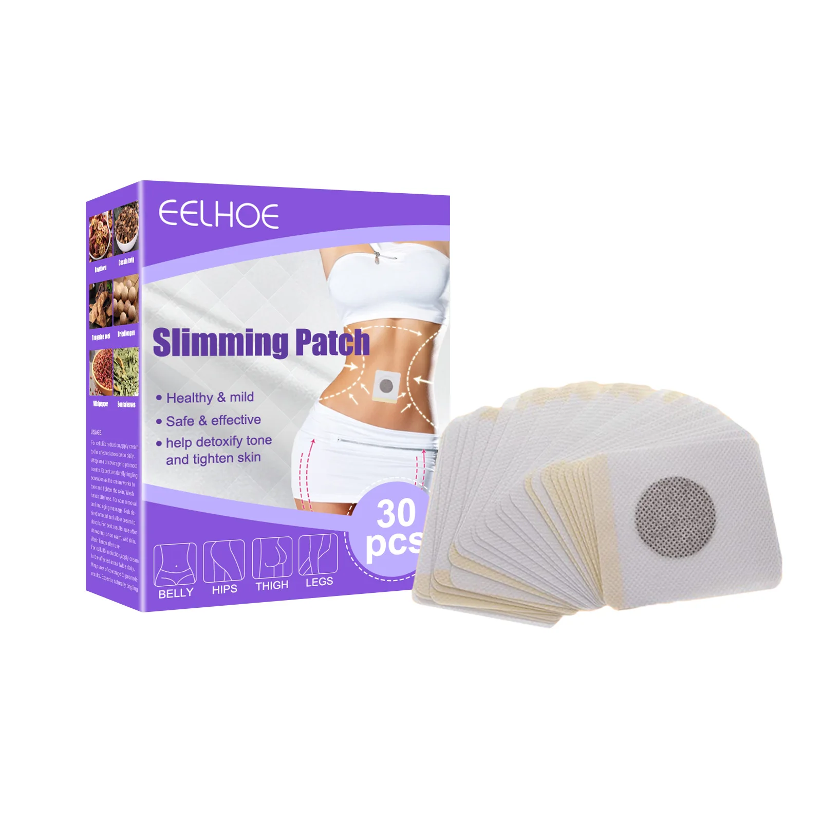 EELHOE Slimming Patches Body Sculpting Belly Stickers Fat Burning Weight Loss Body Firming Waist Thin Arm Slim Navel Patch 90pcs
EELHOE Slimming Patches Body Sculpting Belly Stickers Fat Burning Weight Loss Body Firming Waist Thin Arm Slim Navel Patch 90pcs