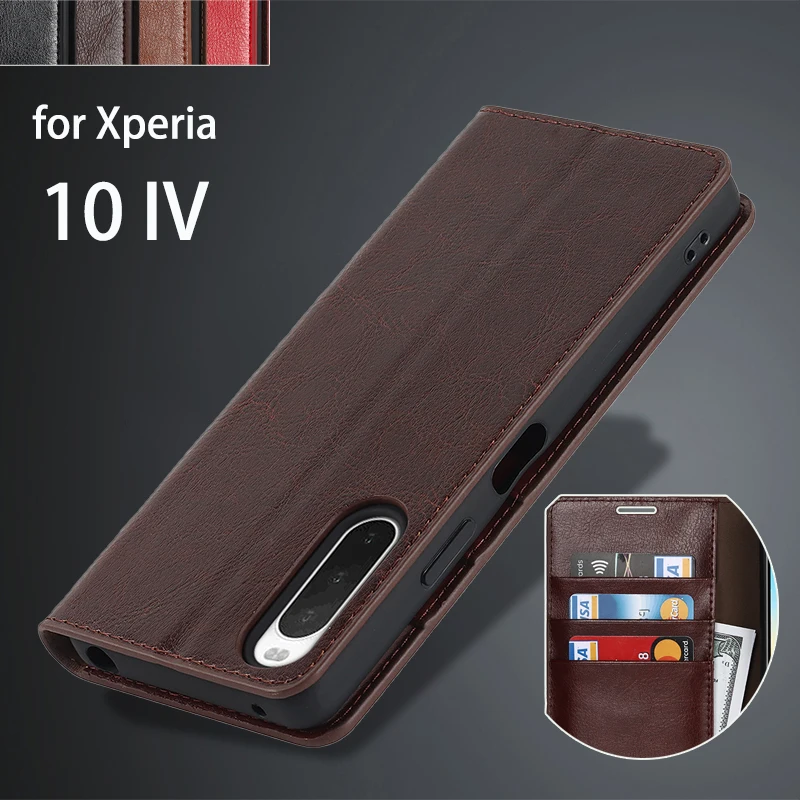 Deluxe Wallet Case for Sony Xperia 10 IV II Premium Genuine Leather Case for Sony Xperia 10 III Flip Cover Bags Fundas Coque
Deluxe Wallet Case for Sony Xperia 10 IV II Premium Genuine Leather Case for Sony Xperia 10 III Flip Cover Bags Fundas Coque