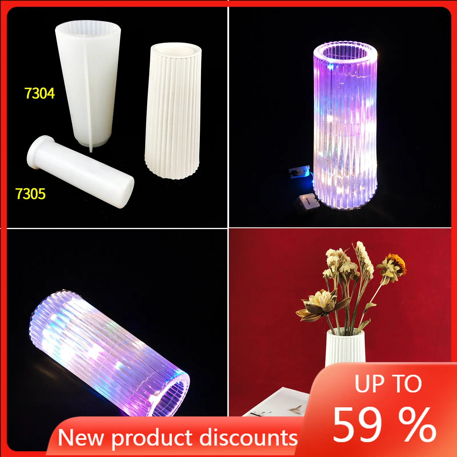 20CM Large Vase Drip Mold DIY Large 3D Vase Decoration Cement Gypsum Flower Vase Silicone Mold Home Decoration Wax Mold
20CM Large Vase Drip Mold DIY Large 3D Vase Decoration Cement Gypsum Flower Vase Silicone Mold Home Decoration Wax Mold