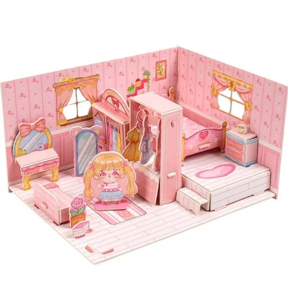 Paper Cartoon 3D Puzzle Handmade Educational Paper Puzzle Toys Kitchen Creative Handmade Puzzle DIY Room Boys Girls Toys
Paper Cartoon 3D Puzzle Handmade Educational Paper Puzzle Toys Kitchen Creative Handmade Puzzle DIY Room Boys Girls Toys